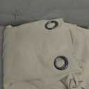 NICETOWN Beige Room Darkening Curtains 96" Long for Boho Farmhouse Home Decoration, Window Treatment Total Privacy Drape Panels for Bedroom Living Room Guest Room (55" Wide, Set of 2)