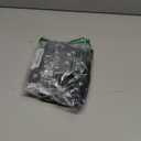 OYOANGLE Women's Polka Dots Mesh Tube Top Ruched Strapless See Through Fitted Bandeau Crop Tops Black and White L