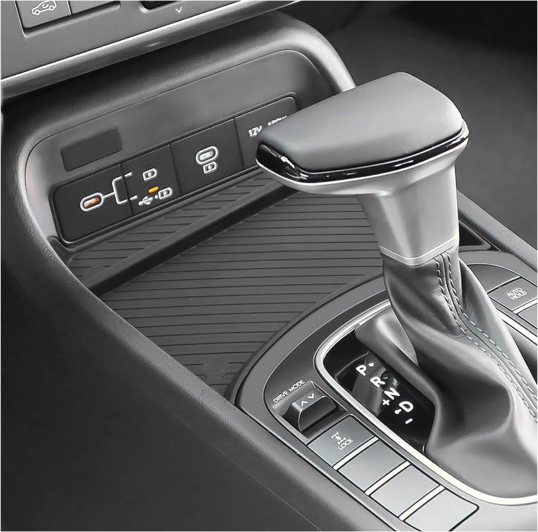 SXCY for 2024 2025 Hyundai Kona Front Console Organizer for 2024 2025 Hyundai Kona Accessories Console Storage for 2024 Kona Console Organizer [Only Fit 2024+Kona Gas SE SEL with Manual Shift Handle]