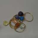 Natural Crystal Wind Chime | Raw Natural Crystal Energy Stone Sun Catcher | Window, Door, Table Decoration | Creates Beautiful Light Reflections