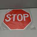 2-pack Stop Signs Red Stop Signage Aluminum Traffic Sign Warning Sign with 2 Pre-drilled Mount Holes, 30 X 30 cm