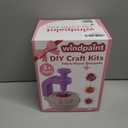 windpaint Fabric Flower Bouquets Toys, Christmas Gifts DIY Craft Kits Toys for Kids, Arts & Crafts for Girls 3 4 5 6 7 8 9 10 Years Old Toddler, Educational Learning Preschool Birthday Gifts(Purple)