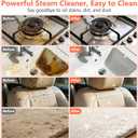 Steam Cleaner, Portable Steamer for Cleaning with 16pcs Accessories, 6-Level Adjustable, 15s Heat-Up, Handheld Steam Cleaner for Home, Tile, Grease, Dirt, Grout, Car Detailing