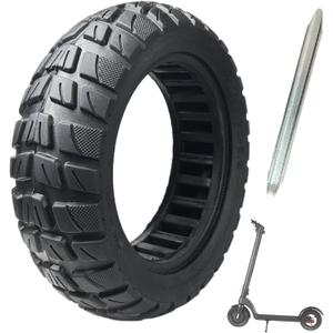10X2.75-6.5 Scooter Tires, 70/ 65-6.5 Solid Tire, 10 Inch Scooter Tire, 10x2.70-6.5 Tubeless Tire Electric Scooter Wheels Replacement for Hiboy Max3 Alpha Evercross H5 Hover 1