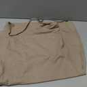 SLIMBELLE Shapewear Slips For Under Dress Deep V Neck Adjustable Strap Tummy Control Full Slip Seamless Shaper For Women (Beige, M)