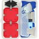 12Pcs Caulking Tool Kit, Professional Silicone Profiling Kit with Sealant Finishing Tools and Caulk Removal Tools