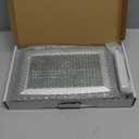 WallarGe Atomic Clock with Outdoor and Indoor Temperature - 12.5 Inch Self-Setting Digital Clock Large Display, Battery Operated Wall Clocks or Desk Clocks for Bedroom, Livingroom, Office