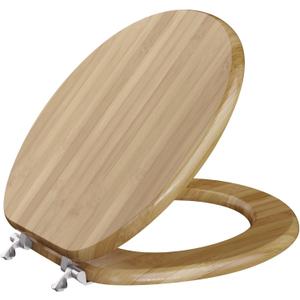 Comfort Seats C3B2R220BN Toilet Seat, Round, Rattan Bamboo