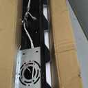 4-Light LED Bathroom Light Fixture Modern Black Vanity Light Over Mirror Acrylic Bathroom Wall Lighting 32W Brightness Dimmable 4000K 360Rotable Head