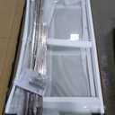 Sliding Shower Door, 52-60" W 75" H Shower Glass Door, 1/4" (6mm) SGCC Clear Tempered Glass Shower with Explosion-Proof Film,Magnetic Closure, Brushed Nickel