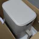 bella 4Qt Slim Air Fryer, Fits-anywhere Kitchenware, EverGood Ceramic Nonstick Coating, Adjustable Temperature, 6 Preset Cooking Options, 60 Min Auto Shutoff w Audible Tone, 3.3lb Capacity, Oatmilk