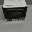 3-Pack Interconnected Smoke Detectors and Carbon Monoxide Alarm with Test & Silence Button, Battery Powered, Smoke and CO Detector for Any Room, Peace of Mind