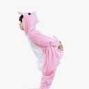 Fanhong Kids Dinosaur Onesie Pajamas Halloween Costume Child Christmas Cosplay Pyjama Plush Fleece Sleepwear 140
