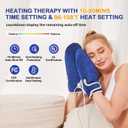 Heated Gloves for Hand Pain Relief, 2 Pack Electric Wrist/Fingers/Whole Hand Heating Pad, 86-158 & Auto Shut Off Heated Mittens, Ideal for Arthritis Pain Relief & Carpal Tunnel Relief