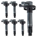 Ignition Coils Set 6 Packs UF553 Compatible with Ford & Lincoln 3.5L 3.7L 2008-2016 - for Taurus Expedition Explorer F 150 Transit MKS MKT MKX- Replace 7T4Z-12029-E DG520 UF595