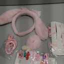 Headband, Cute hair accessory set Cute headbandVarious Styles of pink hair clips, hair cords, Hair TiesPlush hair loop
