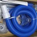 Outus Pool DIY Kit Stock Tank DIY Set for Starter Include Threaded Fittings, Vacuum Adapter, Inflatable Ring, Floating Chlorine Dispenser