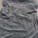 Velvet Chair Covers 2 Stretch Chair Covers for High Chairs, Suitable for Dining Room and Home, Silver Fox Fabric Anti Wrinkle, Anti-Pilling and Stain Resistant, (Light Blue)