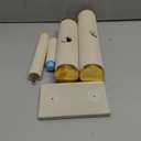 2 Tier Bracelet Holder Stand, Bangle Watches Display, Velvet Bracelet Jewelry Storage Organizer Rack, Hairband Scrunchie Show Tower Shop Selling or Home Use (Beige)