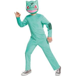 Pokemon Costume Bulbasaur for Kids, Children's Classic Character Outfit (Large (10-12))