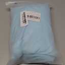 Glampunch Womens Off Shoulder Maternity Dress Ruffles Elegant Slim Gowns Fit Maxi Photography Dress (Light Blue), XL