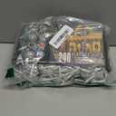 Pooqla Color Changing Christmas Icicle Lights with Remote, 35 Colors 9 Modes String Lights Outdoor, 240 LED 38.5 FT RGB Waterproof Hanging Lights for Roof Window Home Party Easter Decor