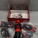 5 in 1 Air Styler Curler & Hair Dryer Brush, Low-Speed Negative Ionic Hair Styler Drying, Multi Hair Styler, Professional Blow Dryer Brush for Curling Volumizing Straightening Styling (Red+Black)