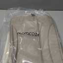 Momcozy Reversible Stroller Cushion | Universal Breathable Stroller Liner | Winter Warm Car Seat Liners | Crib Carriage Cushion Pad | Plush for Winter Use Soft Fabric for All-Season Comfort (Khaki)