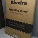 Noodle Board Stove Cover with Handles for Electric, Gas Stove Top (Acacia Wood)