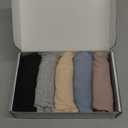 AIRCUTE Washable Leak Proof Incontinence Underwear for Women Absorbency Bladder Control Briefs 70ML,5 Pack (M,5 Colors)