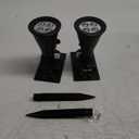 T-SUNUS Green Solar Lights Outdoor Christmas, IP65 Waterproof Garden Spotlights Auto On/Off Security Landscape Spotlight Spot Light for St. Patrick's Day Halloween Tree Patio Yard Driveway Pond 2 Pack