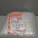 enKo (2 Pack) 12 inch x 72 feet Bubble Cushioning Wrap Roll Perforated 20 Fragile Sticker Labels for Moving Shipping Packing Boxes Supplies