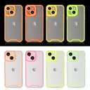 Omorro Compatible with iPhone 14 Case Clear Luminous Case Glow in The Dark Noctilucent Luminous Space Nebula Slim Fit Cover Protective Anti Scratch Cases Thin Translucent Protective Case Green