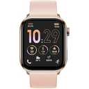 Smart Watch for Women, Answer/Make Calls, Alexa Built-in, 1.85" Touch Screen Fitness Tracker for Android & iPhone, Heart Rate/Sleep/SpO2 Monitor Smartwatch, IP68 Waterproof (Rose Gold)