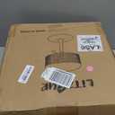 Adjustable Vanity Stool with Storage, 360° Swivel Gold Chair, Velvet Small Round Ottoman Footrest for Bathroom, Makeup Room, Beige