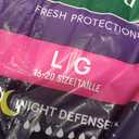 Depend Night Defense Adult Diapers, Incontinence & Postpartum Bladder Leak Underwear for Women, Disposable, Overnight, Large, Blush, 56 Count (4 Packs of 14), Packaging May Vary