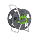 Water Hose Reel Cart, Holds 65-100 Ft of 5/8 Inch Hose, Green Wall Mounted Garden Hose Cart, Portable Hose Reel for Convenient Storage and Watering