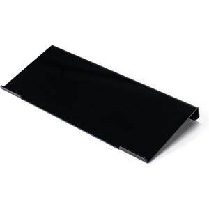 BOOMIBOO Black Acrylic Tilted Computer Keyboard Holder for Ergonomic Typing, Keyboard Stand with Silicone Anti-Slip Strip,11.8 x 5.1 Inch Keyboard Tray for 78 Keys Keyboard (Black 11.8in L* 5.1in W* 1.3in H)