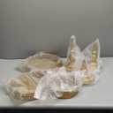 3PCS Gold Cake Stand Cupcake Holder Decorative Iron Reusable Detachable Stable Cupcake Tray for Party