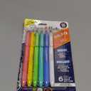 Paper Mate InkJoy Bright Gel Pens Medium Point (0.7mm) Retractable Assorted Opaque Ink 6-Pack Comfortable Grip Vivid Colors