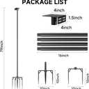 Bird House Pole Stand 80", Dia 1 Inch Smart Bird Feeder Pole, Feeding Station for Outdoors Heavy Duty, Compatible Post Mount