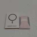 Miroddi for Magsafe Wallet Stand, Magnetic Phone Wallet for iPhone 16/15/14/13/12 Series, Leather Magnetic Cards Holder, Fits 5 Cards, RFID Blocking, Slim, Pink