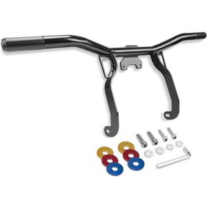 Front Engine Guard Highway Pegs Crash Bar Bumper Protector with Flat Washer Flat-Out Bar Fit for Harley Touring Street Glide Road King Electra Glide Ultra Limited 2014-2025