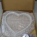 ROCEEI 3 Pcs Heart Neon Sign Valentine's Day Decoration Love Heart LED Light up Sign USB Powered Camping light Wall Window Decor for Valentine's Day Wedding Anniversary Bedroom Classroom