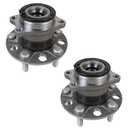 PAROD Pair 512333 Rear Wheel Bearing & Hub Assembly Compatible with 2007-2017 Jeep Compass, 2007-2017 Patriot, 2007-2008 Dodge Caliber 4WD/AWD