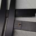 Plant Stand Indoor, Bamboo Plant Shelf, Adjustable Corner Plants Flower Holders Single Floor Plant Stand, Fits 8 to 12 Inches Pots,(Pot & Plant Not Included)(Black)