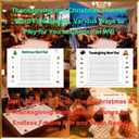 VYWmna Jumbo Thanksgiving Word Search Poster, Giant 36"X24" Wall Game,New Large Holiday Activity Poster with 50 Words,Fun Word Find Decor for Thanksgiving Party