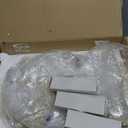 FRIXCHUR 19.7" Modern Crystal Chandeliers Crystal Ceiling Light LED Remote Control Chandelier Light Fixture for Bedrooms Living Room Dining Room Lights (Dimmable)