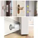 Door Stoppers, Self Adhesive Rubber Bumper wall Door Bottom Stopper Knobs Baseboard with 2 Sticker for Floor Shower Refrigerator
