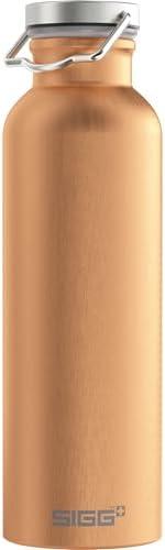 SIGG Original Copper Water Bottle (0.75 L), Pollutant-Free and Leakproof Metal Bottle, Lightweight and Sturdy Aluminum Bottle with Screw Cap


, Pack of 2 